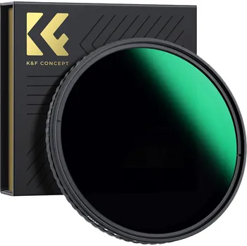 K&F Concept 77mm Nano-X Variable/Fader ND Filter, ND32-ND521, W/O Black