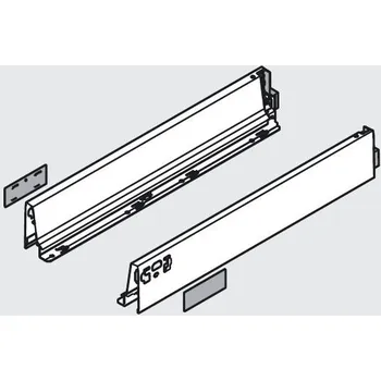 BLUM 378M3502SA Antaro, bočnice M 350mm, šedá, sada (BLUM 378M3502SA Antaro, bočnice M 350mm, šedá, sada)