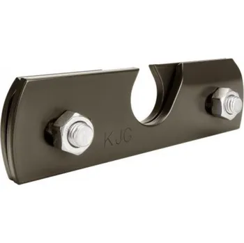 svorka (držák) na falcovanou krytinu hliníková zeleno hnědá jednoděrová