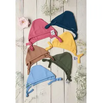 Dětská merino čepička pro miminka Rose wine 44 cm (6-18 měsíců)