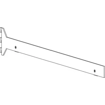 Nábytkové kování VERTIKO držák police 500mm tmavě hnědá (VERTIKO držák police 500mm tmavě hnědá)