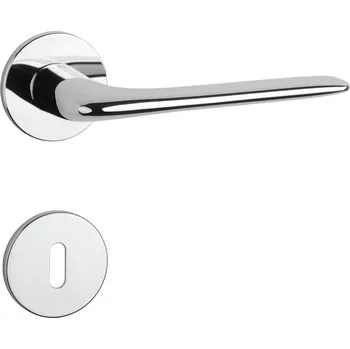 Dveřní kování AS - VIOLA - R 5S rozety BB, klika/klika OC - Chrom lesklý