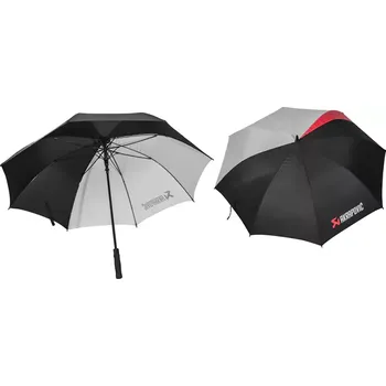 Deštník Velký skládací deštník UMBRELLA AKRAPOVIC černá/červená/bílá