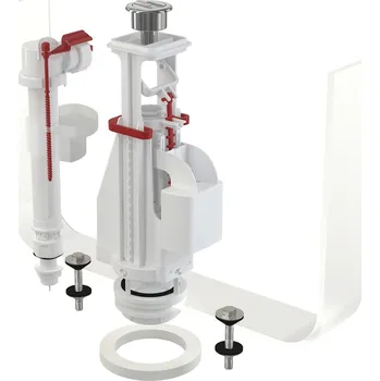 WC sada Alcadrain SA08AS Univerzální wc splachovací souprava pro keramické nádržky s dvoutlačítkem, spodní napouštění