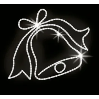 Vánoční světelný řetěz Polamp POL-0196 - 2D dekorace - Zvonek - 100 X 100 cm