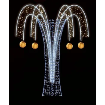 Vánoční světelný řetěz Polamp POL-0815 - 3D dekorace - Ozdoba sloupů - 300 x 120 cm