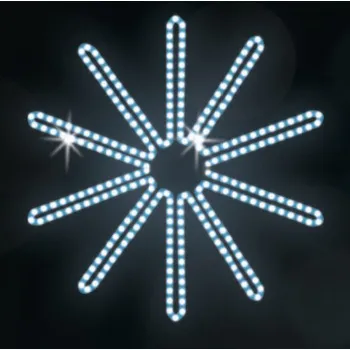 Vánoční světelný řetěz Polamp POL-0011 - 2D dekorace - Hvězda - Ø 65 cm