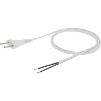 elektrický kabel Flexo šňůra AK 82 2058-3-45/2m bílá - Přípojka s vypínačem