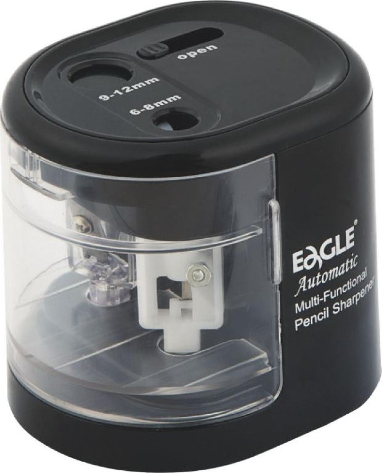 Ořezávátko elektrické EAGLE na 2 tužky 6–8, 9–12 mm + USB kabel