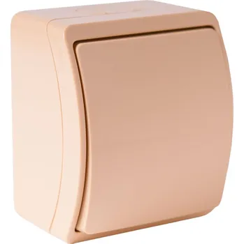 vypínač K6 béžová - Přepínač střídavý, řazení 6