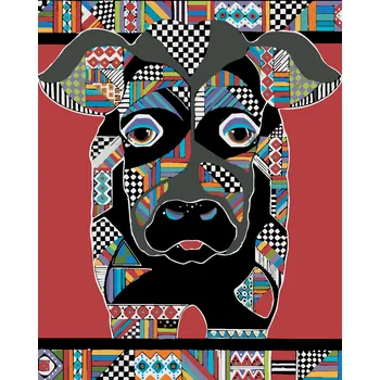 ZUTY Malování podle čísel - KRÁVA 2 (JONNA JAMES) Rozměr: 40x50 cm, Rámování: bez rámu a bez vypnutí plátna