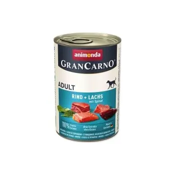 Krmivo pro psa Konzerva Animonda Gran Carno Adult s lososem a špenátem 400g