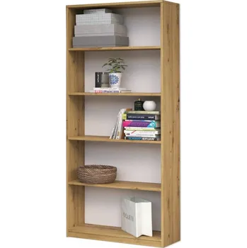 Knihovna Nábytek PEGAS s.r.o. Regál MALVÍNA 80, Dub artisan