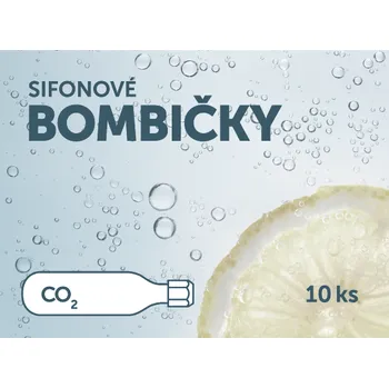 Příprava sody SIFOS Sifonové bombičky 8 gr CO2 plnitelné - 10 ks - pouze plyn - výměna za prázdné