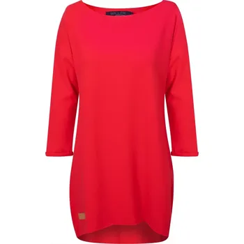 Dámské šaty Dámské teplákové mikino-šaty DRESSY RED - MDRREXL