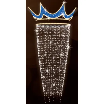 Vánoční světelný řetěz Polamp POL-1740M - 3D dekorace - Ozdoba sloupů - 300 x 100 cm