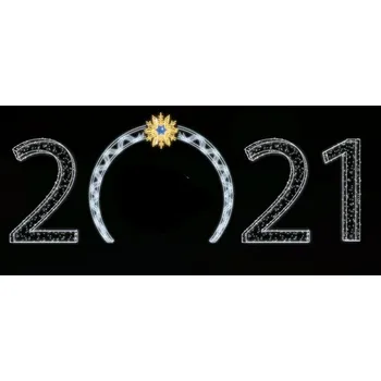 Vánoční osvětlení Polamp POL-0953 - 3D dekorace - Rok - 250 x 650 cm