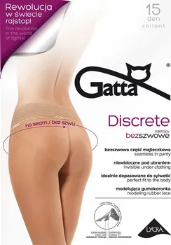 Dámské punčochy Gatta Discrete 15 DEN béžové