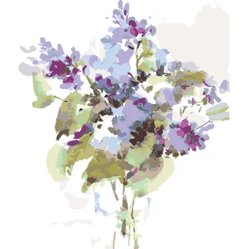 ZUTY Malování podle čísel - KYTICE ŠEŘÍKŮ Rozměr: 40x50 cm, Rámování: bez rámu a bez vypnutí plátna