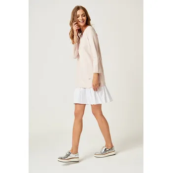 Dámské šaty Dámské šaty Lumide LU423 Lumide krémová 1834897