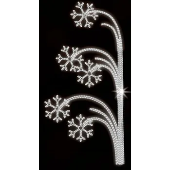 Vánoční světelný řetěz Polamp POL-0243 - 2D dekorace - Ozdoba sloupů - 350 x 180 cm