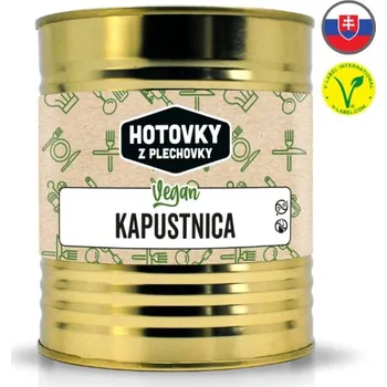 Hotové jídlo Hotovky z plechovky Veganská zelňačka v plechovce Velikost: 800 g