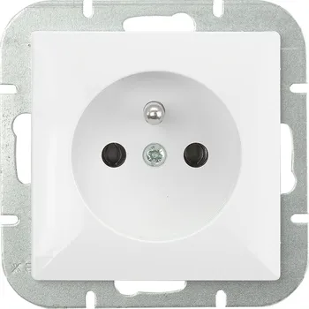 vypínač Abex Zásuvka PT-16P, jednonásobná barva: bílá
