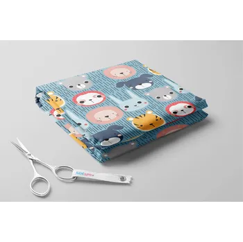 Softshell s beránkem, Koukající zvířátka Barva: Modrá