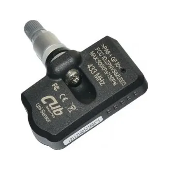 Sada na opravu pneumatiky CUB TPMS senzor EU 433 MHz, programovatelný, s ALU ventilem