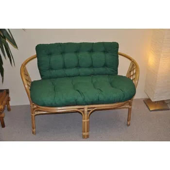 Podsedák Nábytek PEGAS Polstr na lavici Bahama tmavě zelený melír typ PL