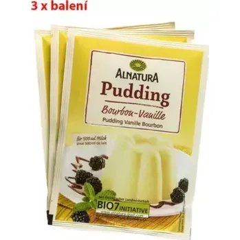 Pudink vanilkový BIO 3x40 g Alnatura