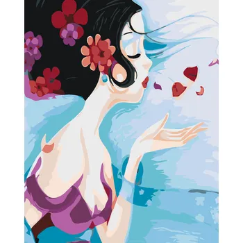 ZUTY Malování podle čísel - BAREVNÝ POLIBEK Rozměr: 40x50 cm, Rámování: bez rámu a bez vypnutí plátna