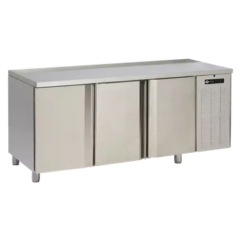 Mraznička Stůl mrazicí elektrický GN 1/1 3 dveře, bez lemu, nerez 230 V | RM - SM 3D DH