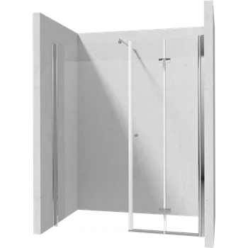 Sprchové dveře DEANTE/S - Pevná stěna 90, skládací dveře 80 KTSX042P+KTS_039P+KTS_011X KERRIA/0064 + slevový kód