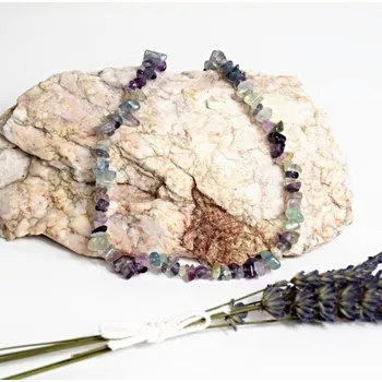 Náhrdelník FLUORIT DUHOVÝ NÁHRDELNÍK