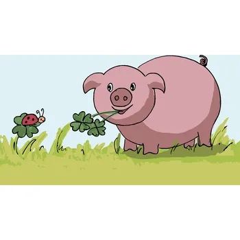 ZUTY Malování podle čísel - BERUŠKA S PRASÁTKEM Rozměr: 40x50 cm, Rámování: bez rámu a bez vypnutí plátna