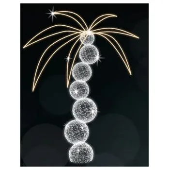 Vánoční osvětlení Polamp POL-1800 - 3D dekorace - Palma - 600 x 220 cm