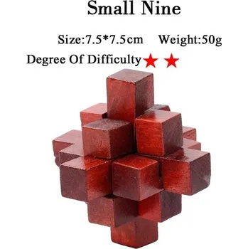 Hlavolam Dřevěný hlavolam - Malá Devítka