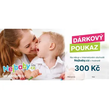 Dárkový potravinový koš Elektronický dárkový poukaz na nákup na Nejbaby.cz v hodnotě 300 Kč