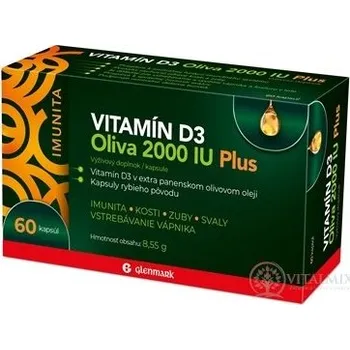 Zdraví Glenmark VITAMÍN D3 Oliva 2000 IU Plus 60cps EXP 31.1.2026