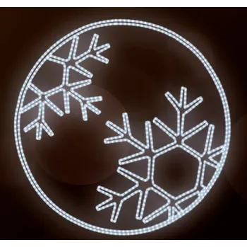 Vánoční světelný řetěz Polamp POL-0062 - 2D dekorace - Kruhová ozdoba - Ø100cm