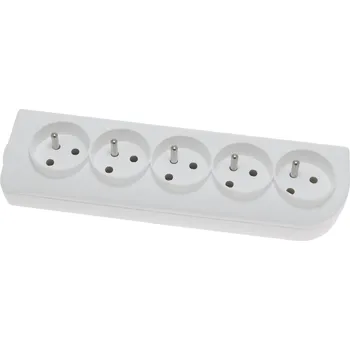 vypínač Elgotech GN-50 - Pětinásobná s uzemněním bílá