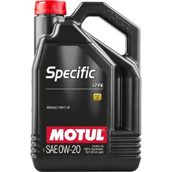 Motorový olej MOTUL SPECIFIC 17 FE 0W-20 - 5L (Syntetický motorový olej Motul Specific 17 FE 0W-20)
