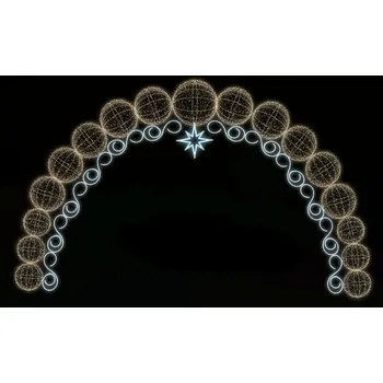 Vánoční osvětlení Polamp POL-2967 - 3D průchozí dekorace - 400 x 600 x 100 cm