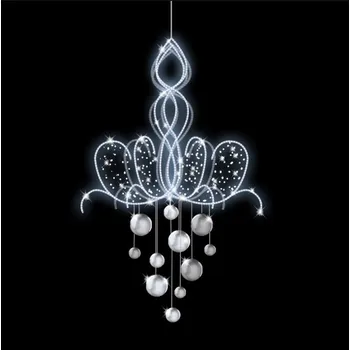 Vánoční světelný řetěz Polamp POL-0816 - 3D dekorace - Ozdoba sloupů - 180 x 90 cm