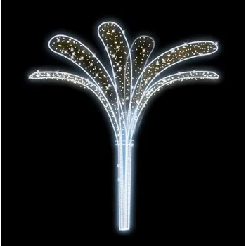 Vánoční světelný řetěz Polamp POL-0728 - 3D dekorace - Ozdoba sloupů - 200 x 130 cm