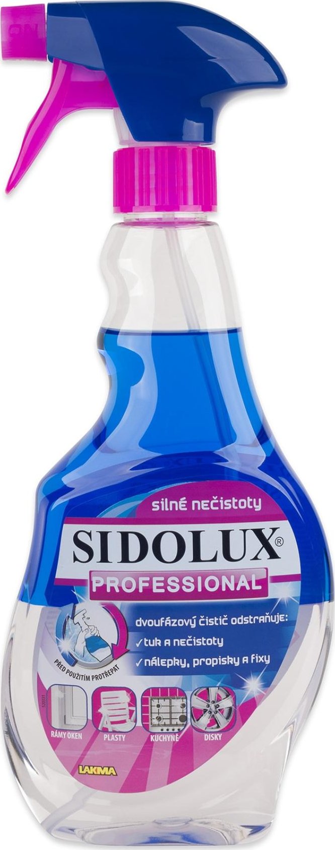 Sidolux Professional dvoufázový čistič - rozprašovač na silné nečistoty 500ml