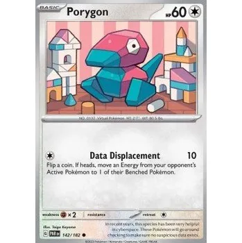 Karetní hra Pokémon PAR 142/182 Porygon - Paradox Rift Stav: Near Mint, Verze: NORMAL