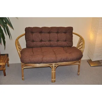 Podsedák Nábytek PEGAS Polstr na lavici Bahama hnědý melír