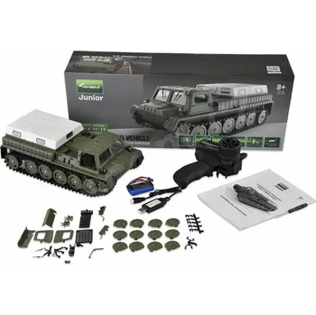 RC model auta Amewi GAZ-71 RTR 1:16 olivově zelená/bílá